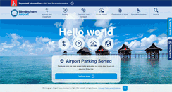 Desktop Screenshot of birminghamairport.co.uk