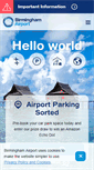 Mobile Screenshot of birminghamairport.co.uk