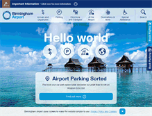 Tablet Screenshot of birminghamairport.co.uk